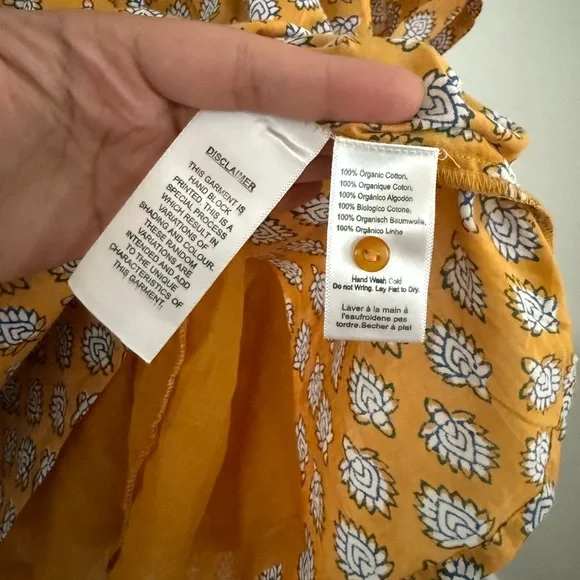 EMERSON FRY BASALIE TOP - SISTER ORGANIC Size Large - Picture 5 of 10